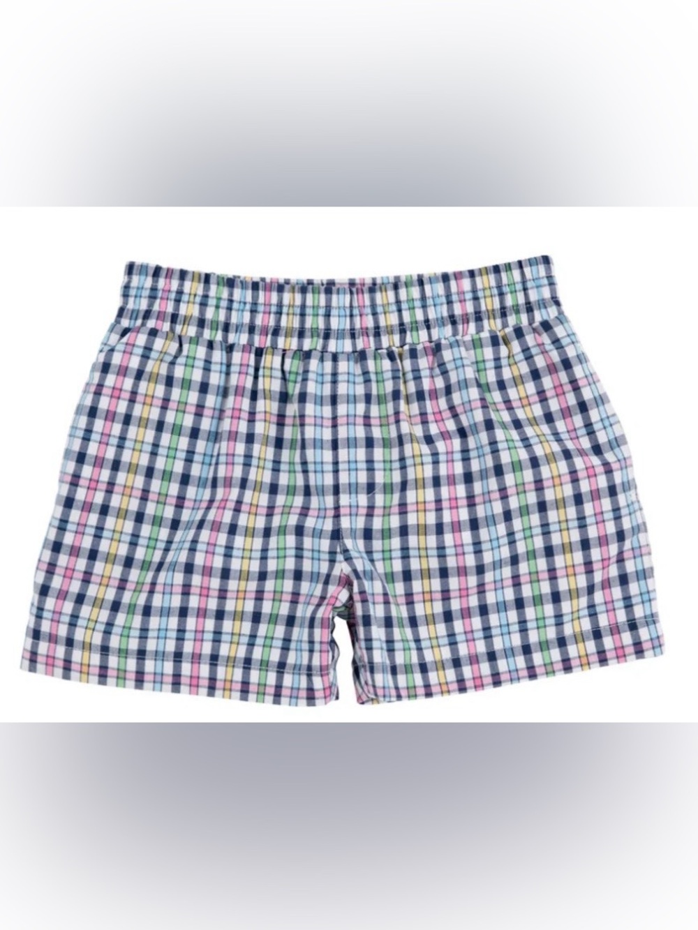 TBBC BOYS SHEFFIELD SHORTS PIER POINTE PLAID WITH NANTUCKET NAVY STORK, size 5